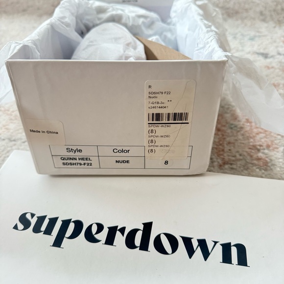 superdown Nude Rhinestone Heels - Picture 7 of 11